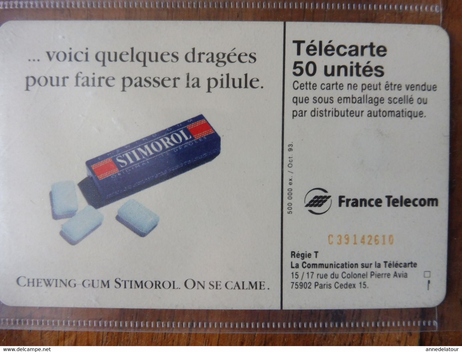 8 Télécartes  FRANCE TELECOM   publicités pour (variétés de chewing gum, Tic Tac, Magnum , Suc des Vosges, etc)