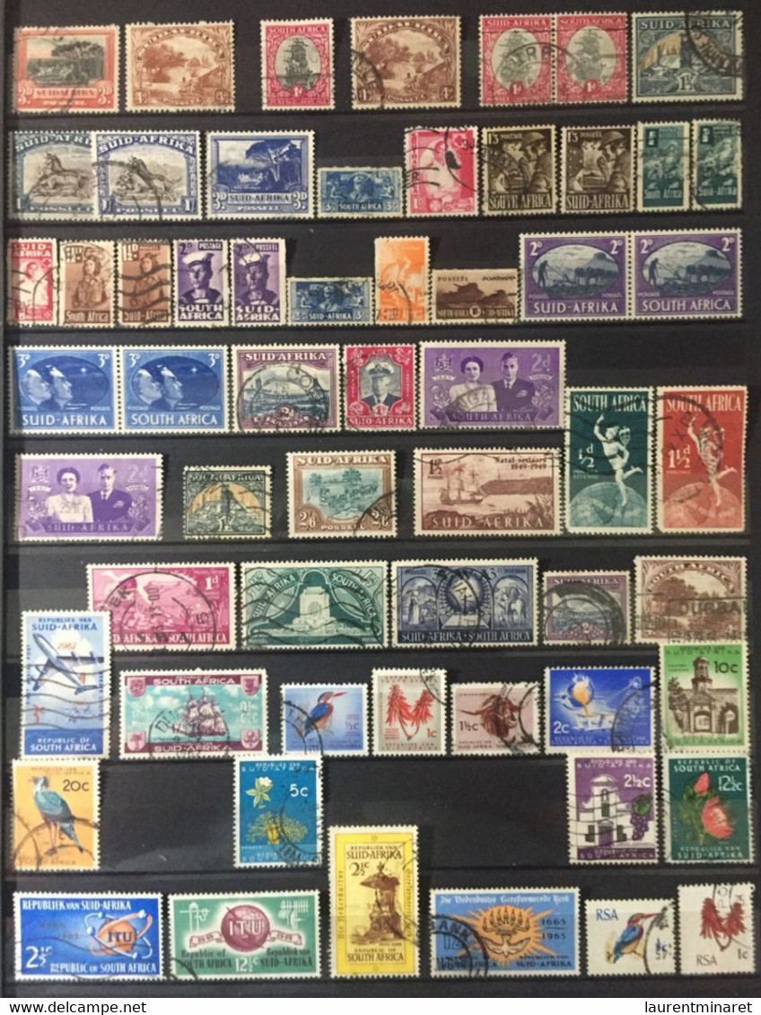 AFIQUE DU SUD / LOT 1927-1969 / 60 TIMBRES - Collections, Lots & Series