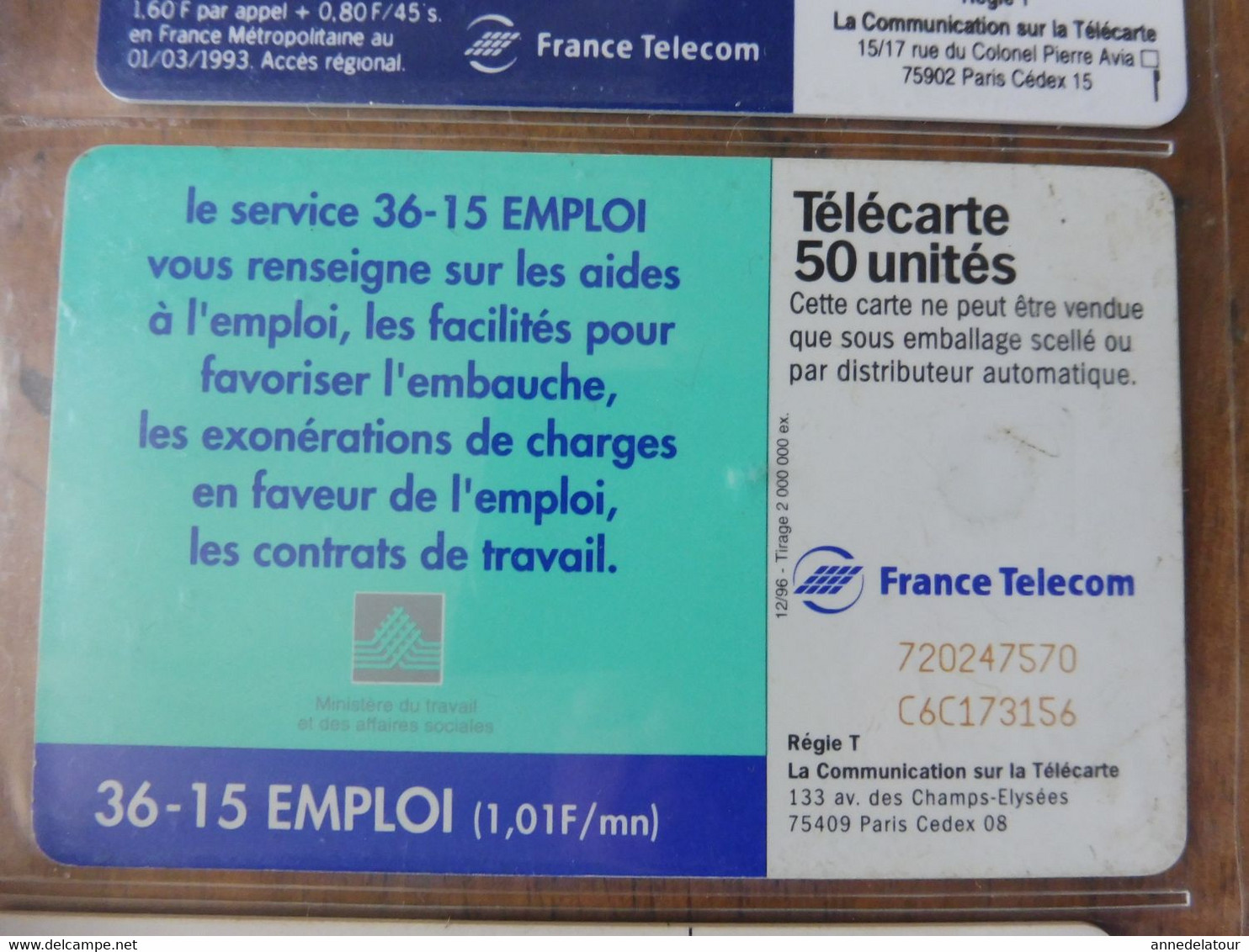 10 Télécartes (cartes téléphoniques)  FRANCE TELECOM   publicités et divers