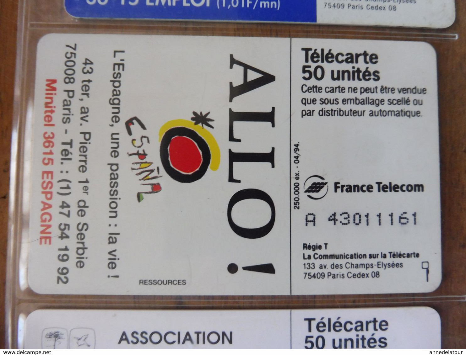 10 Télécartes (cartes téléphoniques)  FRANCE TELECOM   publicités et divers