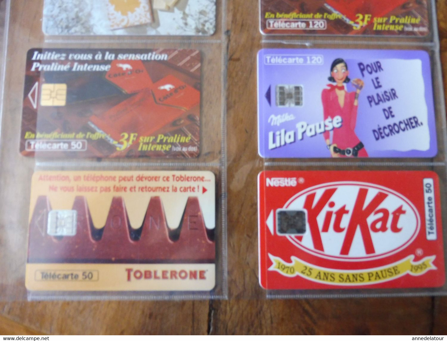 8 Télécartes (cartes Téléphoniques)  FRANCE TELECOM   Chocolateries Ou Friandises - Levensmiddelen