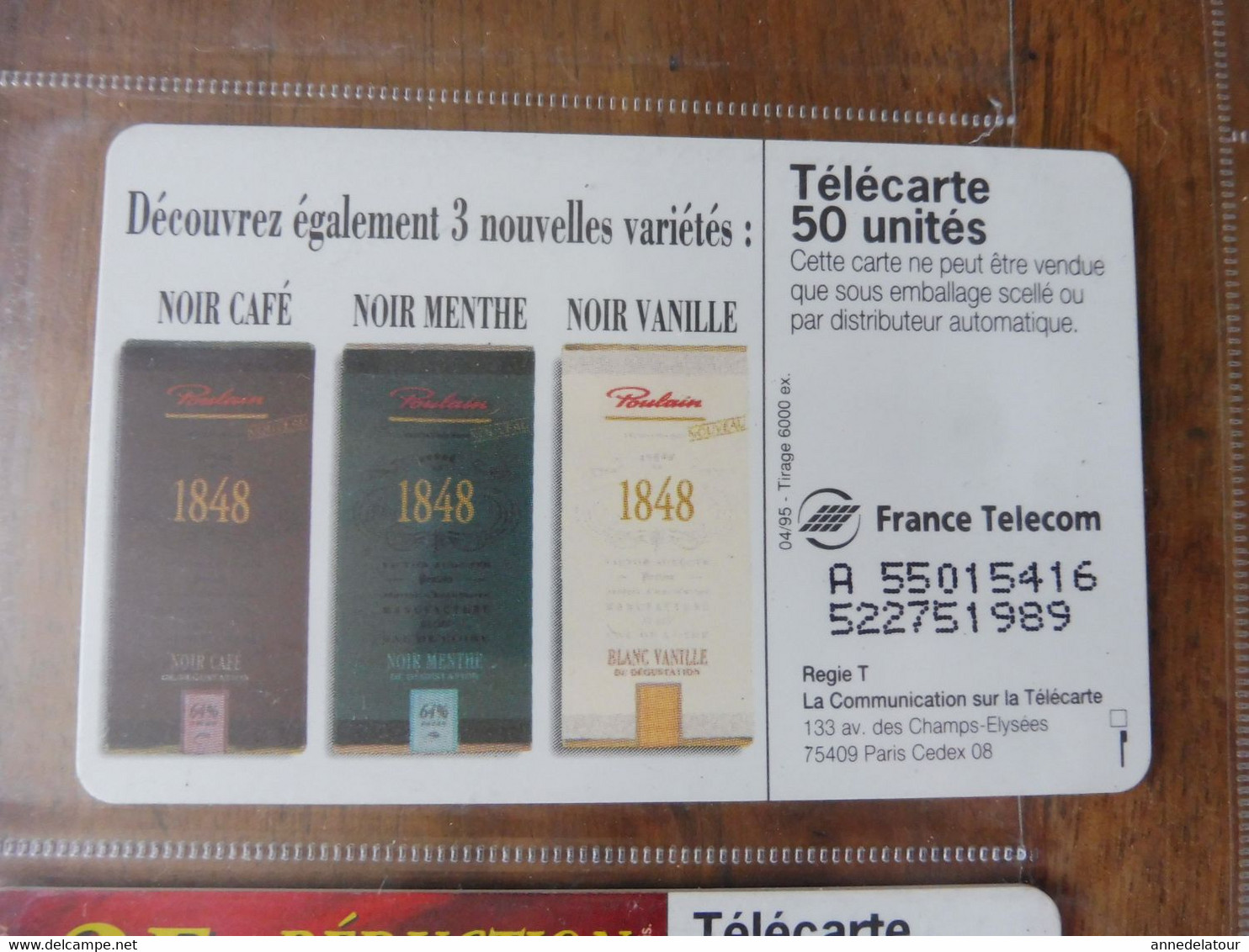 8 Télécartes (cartes téléphoniques)  FRANCE TELECOM   chocolateries ou friandises