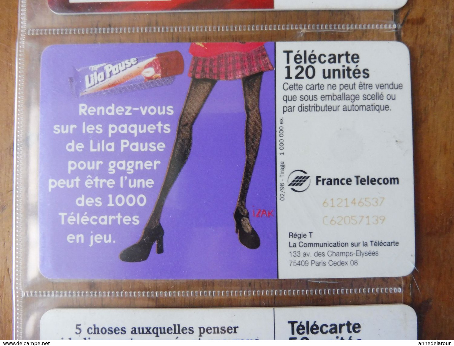 8 Télécartes (cartes téléphoniques)  FRANCE TELECOM   chocolateries ou friandises