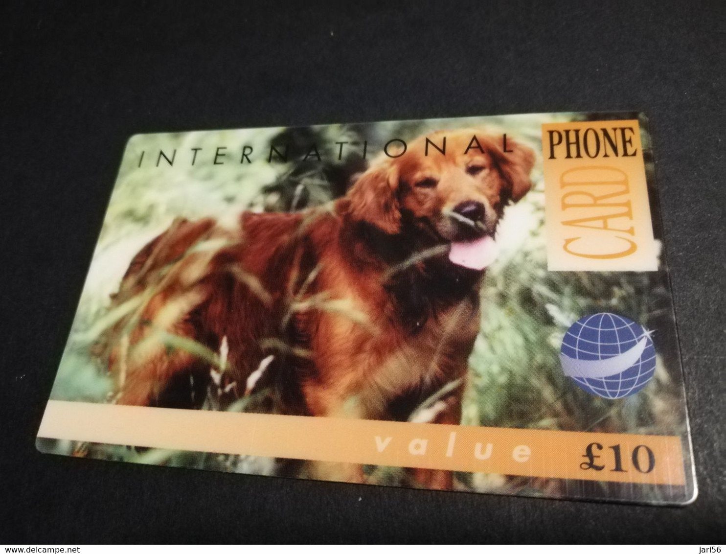 GREAT BRITAIN   10 POUND   WILD  LIFE COLLECTION    DOG/SETTER     DIT PHONECARD    PREPAID CARD      **5930** - Verzamelingen