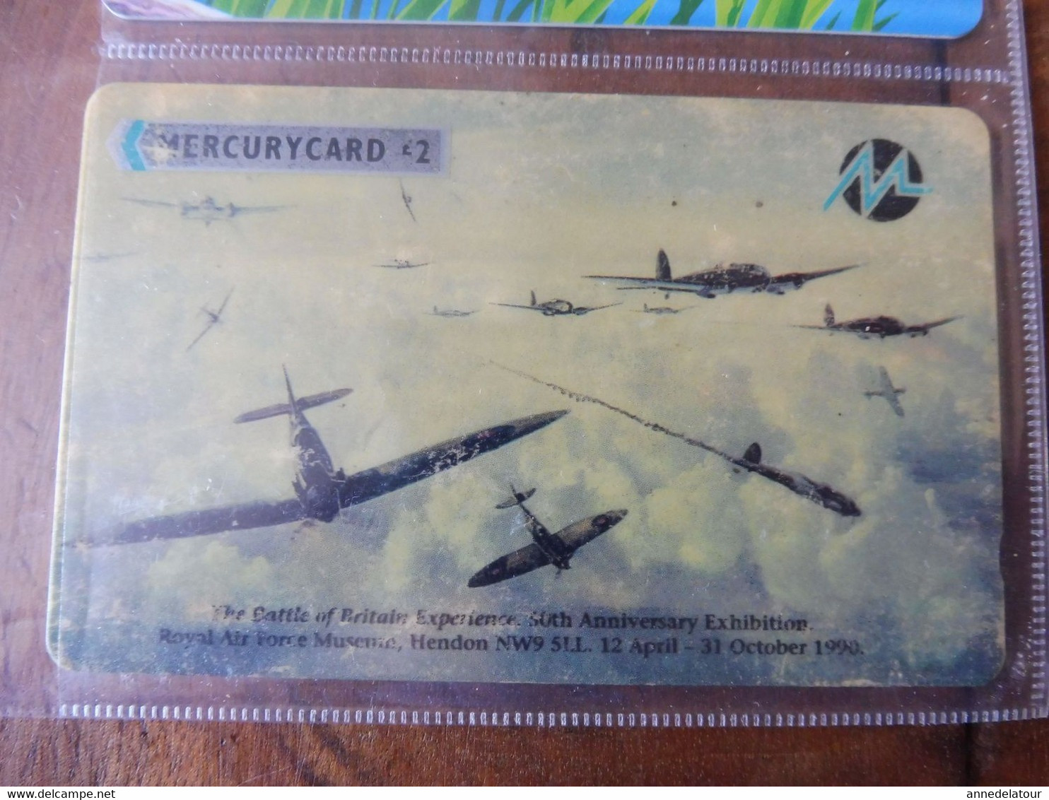 6 phonecards  MERCURYCARD  (Royal Air Force, and so and )