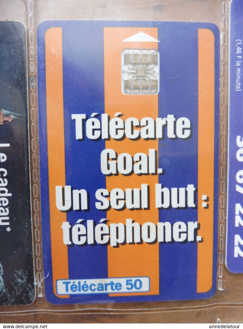 10  Télécartes  FRANCE TELECOM    publicités et divers, Marine Nationale, etc