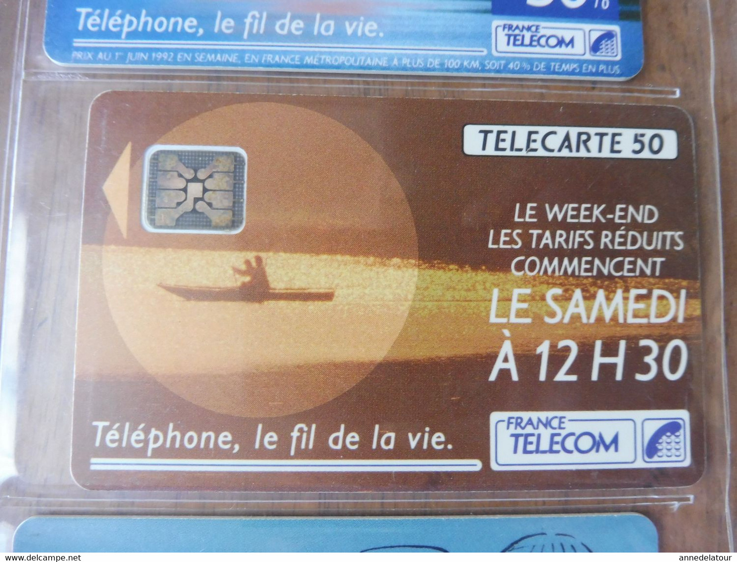 10  Télécartes  FRANCE TELECOM    publicités et divers, Anniversaire Débarquement 1944, etc