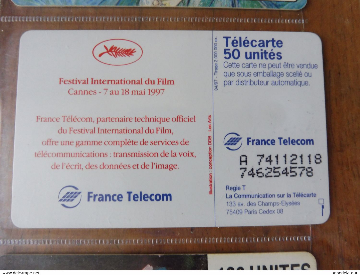 10  Télécartes  FRANCE TELECOM    publicités et divers, Huile d'olive ; Vincent Van Gogh ; Ski France ;  etc