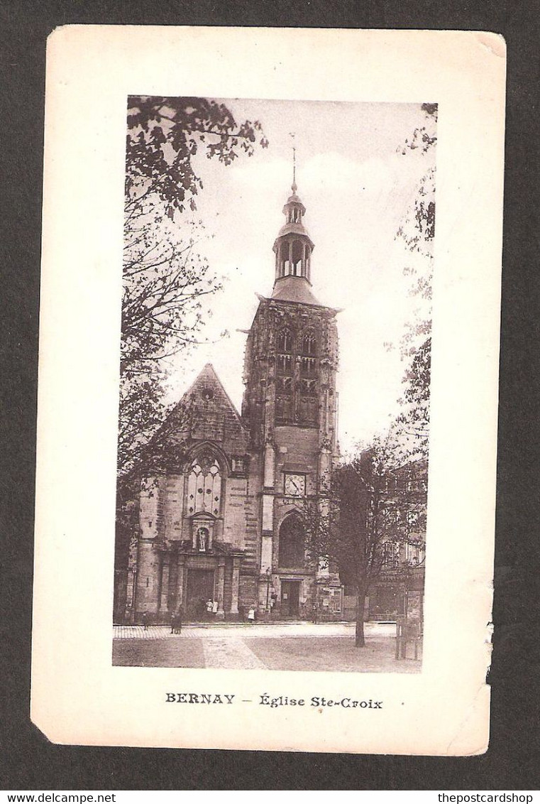 CPA 27 EURE BERNAY EGLISE STE-CROIX  FRANCE SAINTE CROIX - Bernay