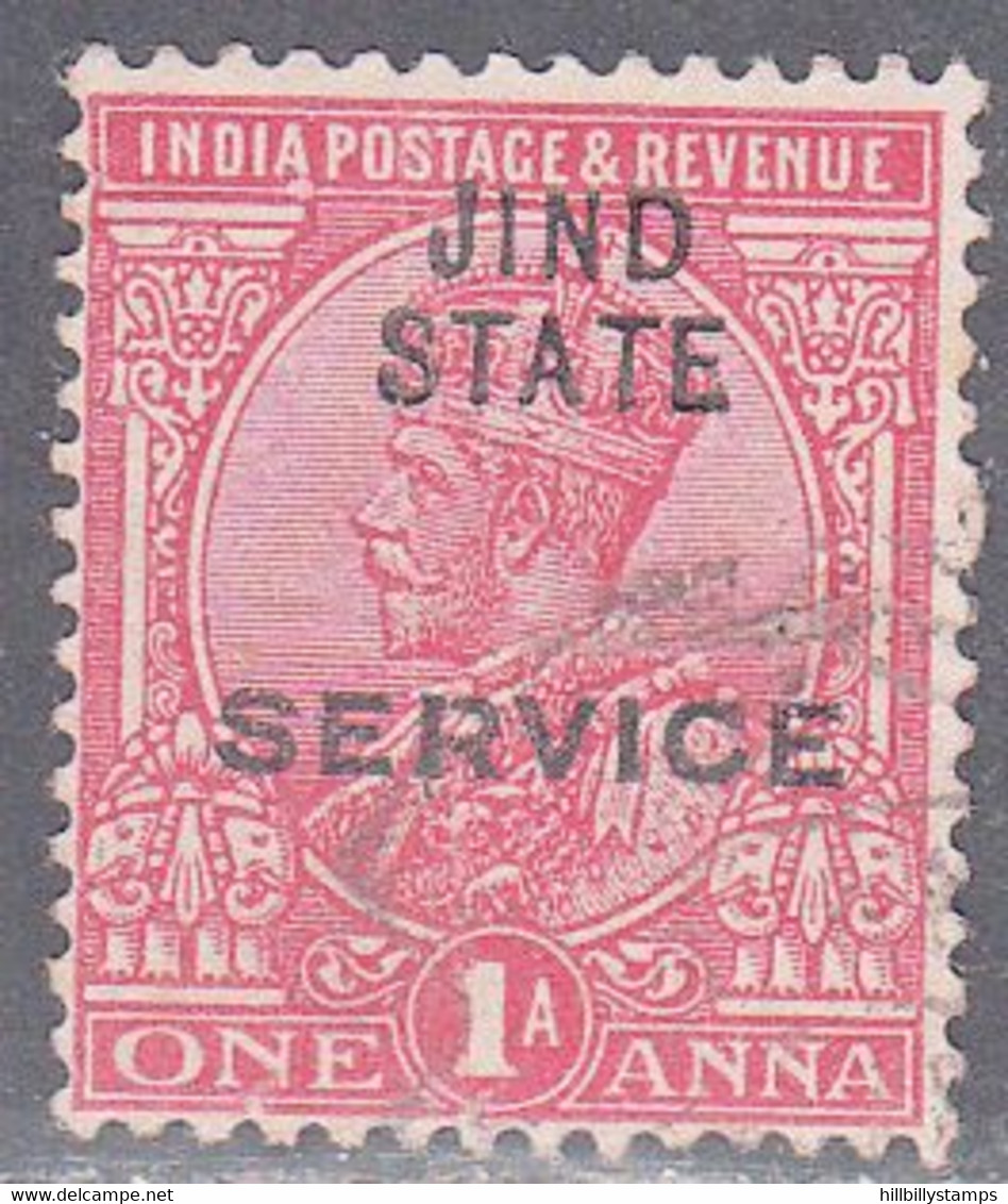 INDIA--JIND   SCOTT NO 027  USED  YEAR  1914 - Jhind