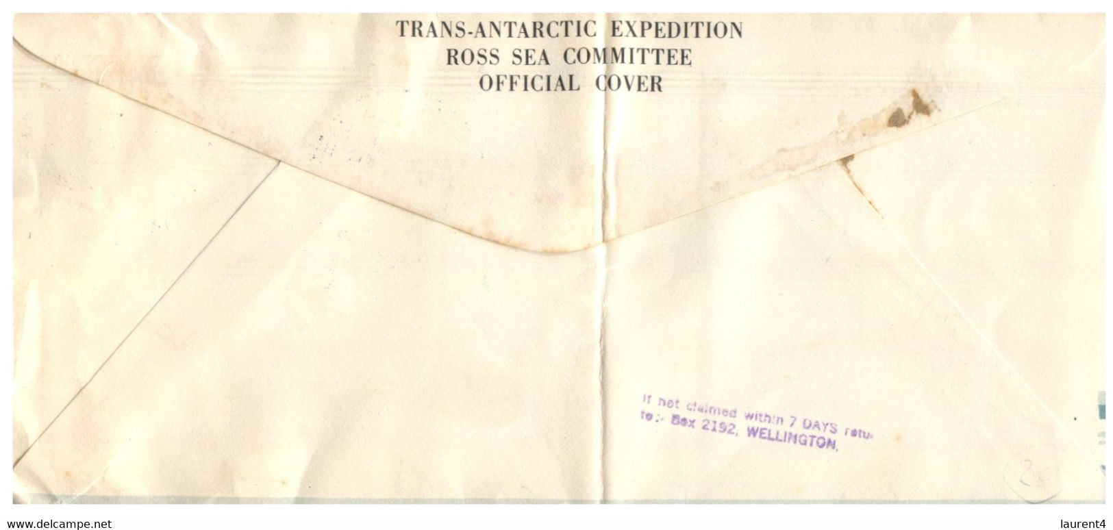(VV 8) New Zealand  - Cover 1960's Posted To Australia - 1st Trans-Antarctic Crossing - Lettres & Documents