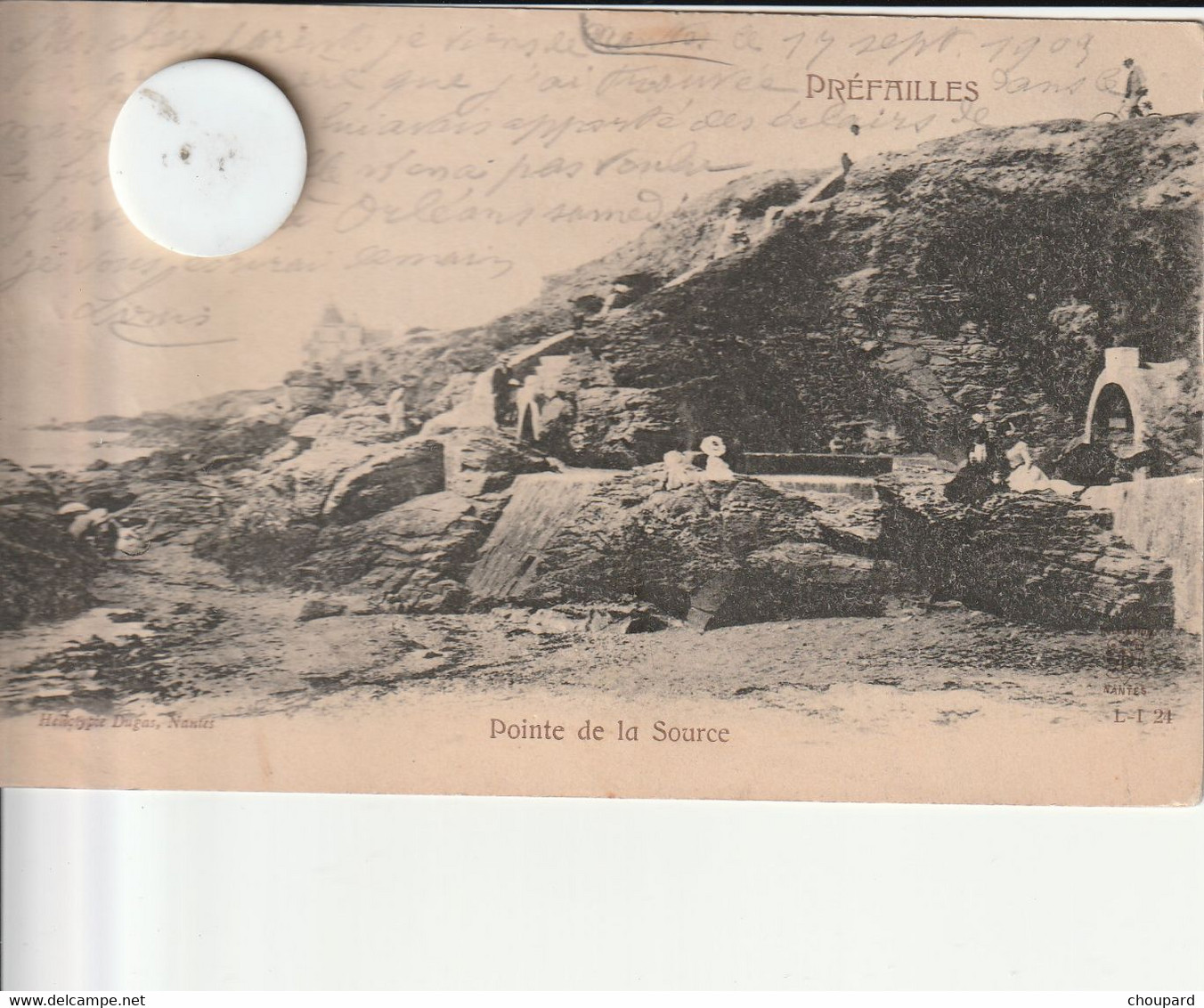 44 - Carte Postale Ancienne De PREFAILLES   Pointe De La Source - Préfailles