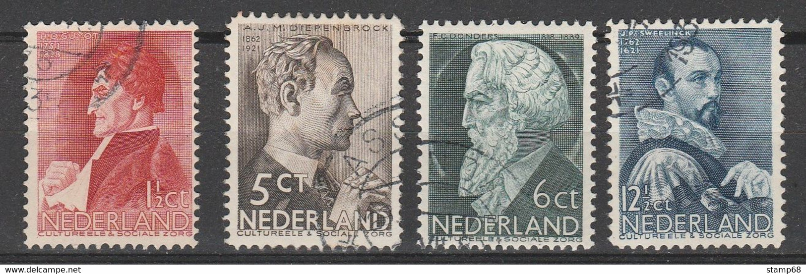 Nederland NVPH 274-77 Zomerzegels 1935 Used Gestempeld - Used Stamps