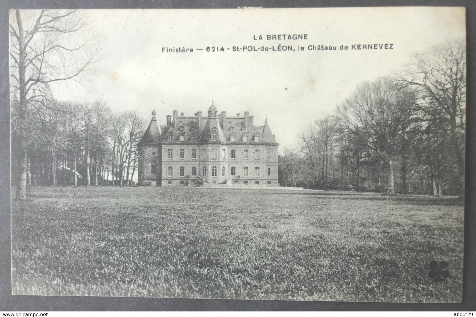 CPA 29 SAINT POL DE LEON - RARE Vue - Le Château De Kernevez - MTIL 6214 - Réf. P 174 - Saint-Pol-de-Léon