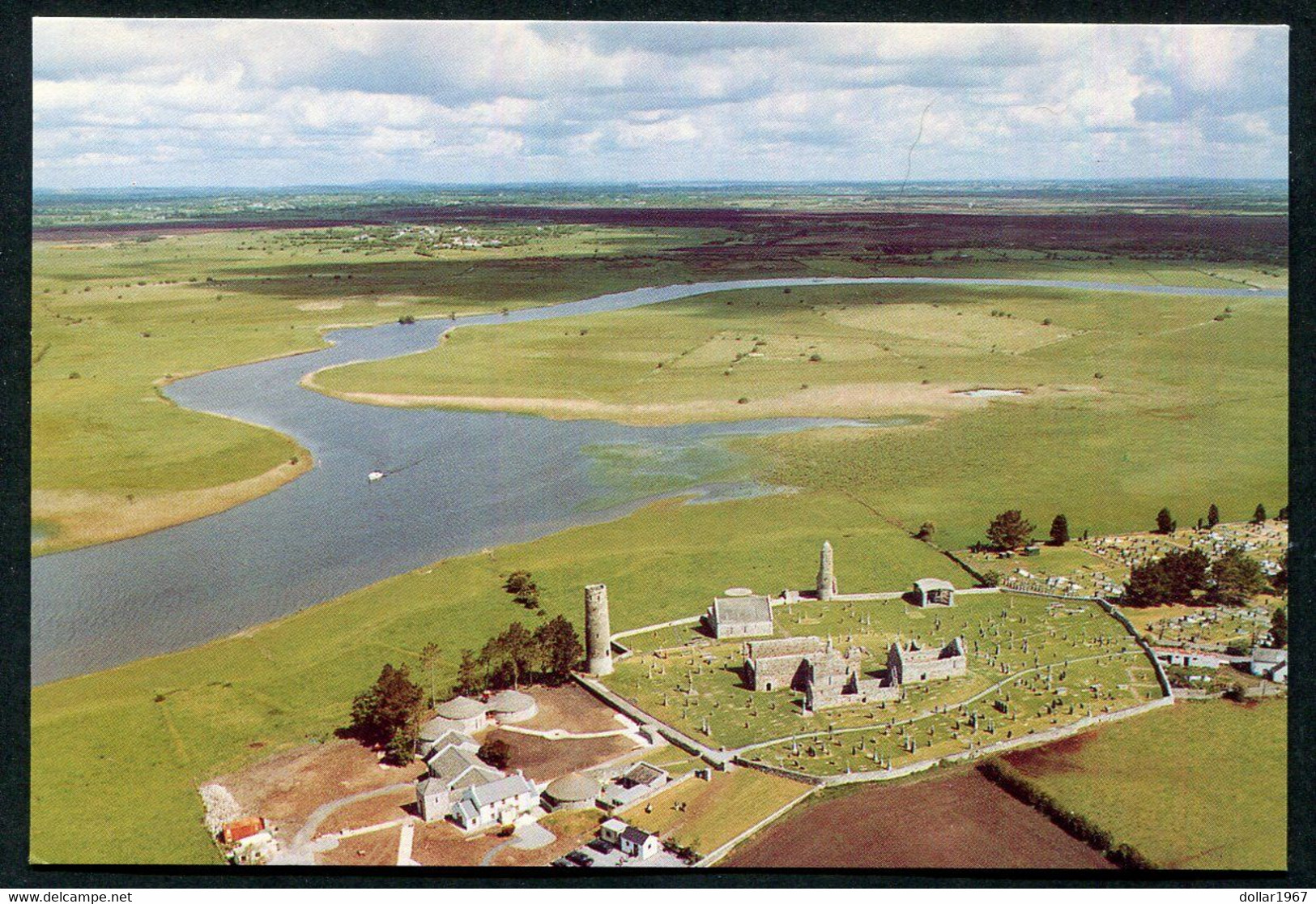 River Shannon At Clonmacnoise Co. Offaly Ireland.- See The 2 Scans For Condition.( Originalscan ) - Down