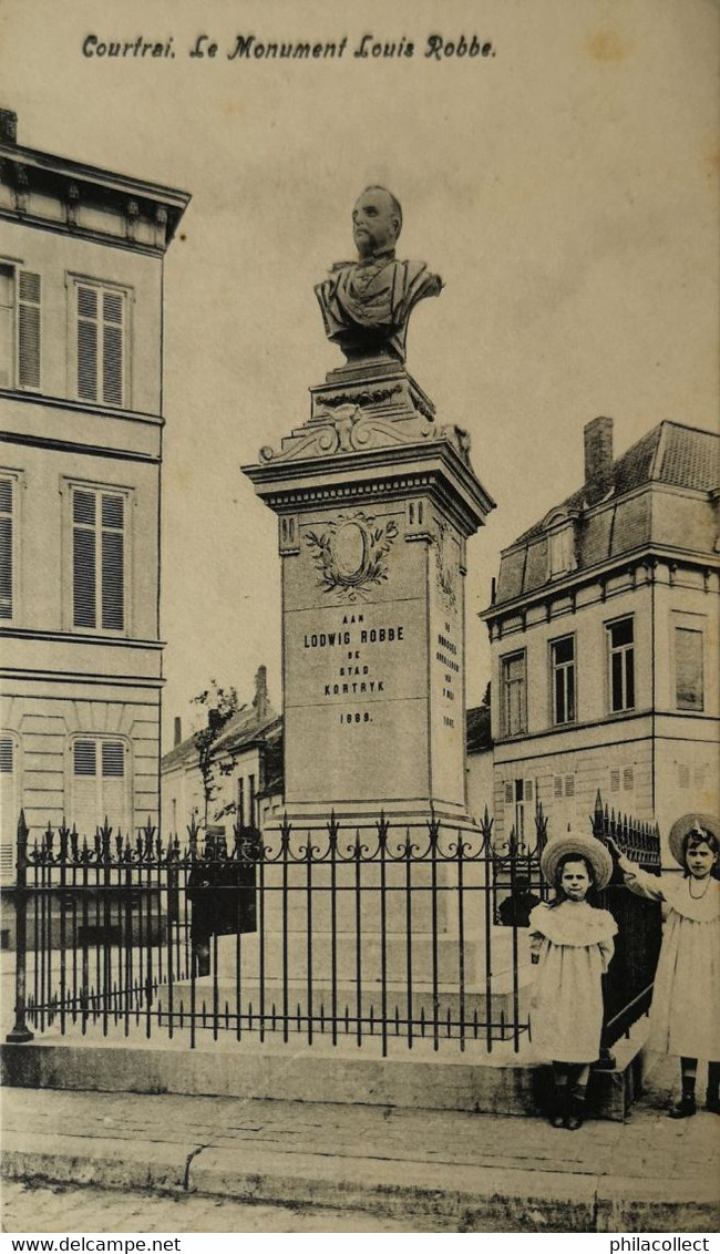 Kortrijk - Courtrai  // Le Monument Louis Robbe (kinderen) 19?? - Kortrijk