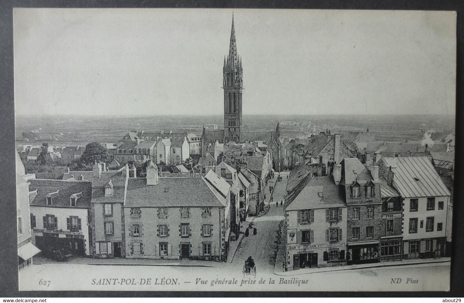 CPA 29 SAINT POL DE LEON - Vue Générale Prise De La Basilique - ND 627 - Réf. P 190 - Saint-Pol-de-Léon