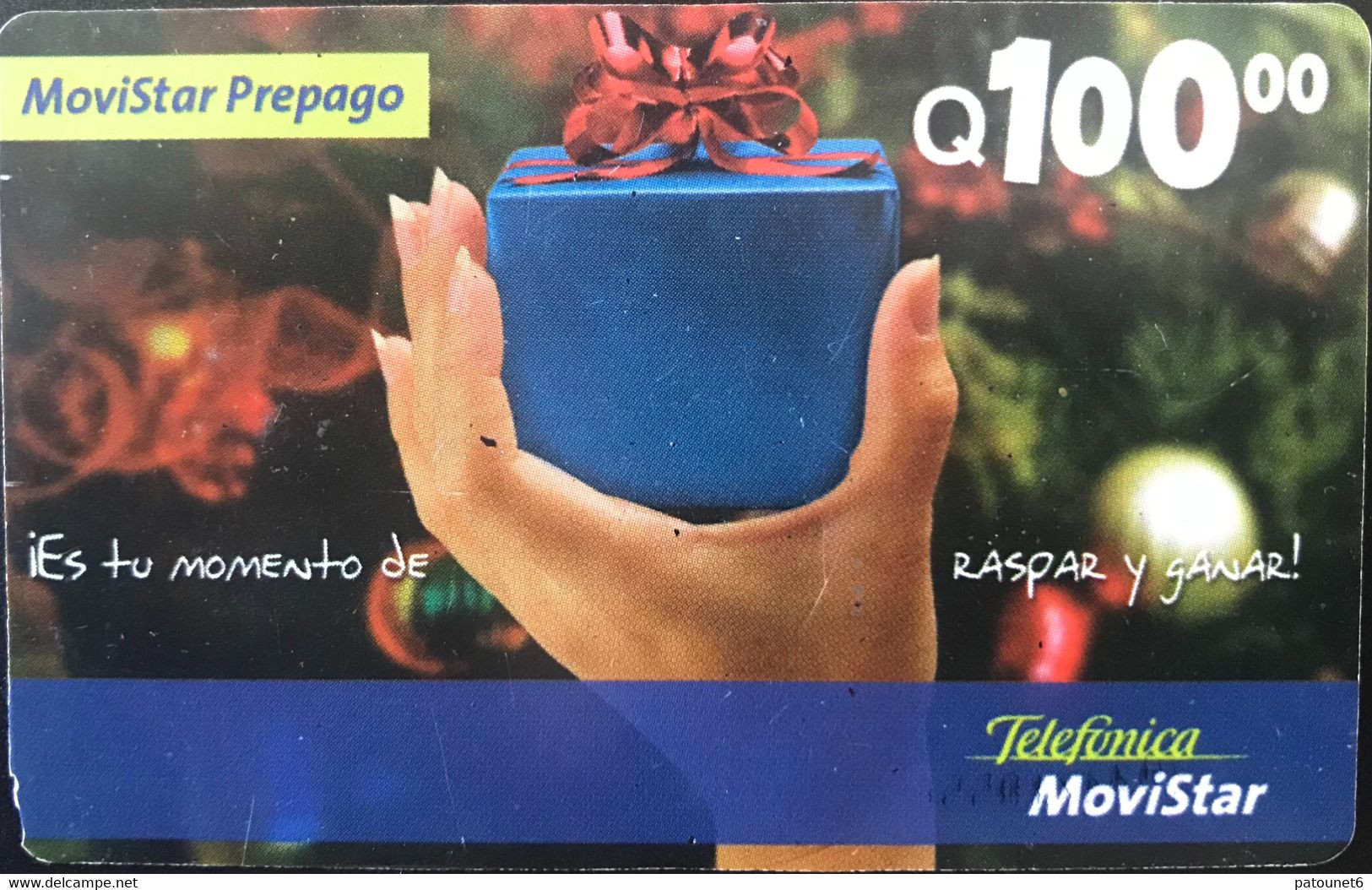 GUATEMALA  -  Recharge -  MoviStar - Q 100,00 - Guatemala