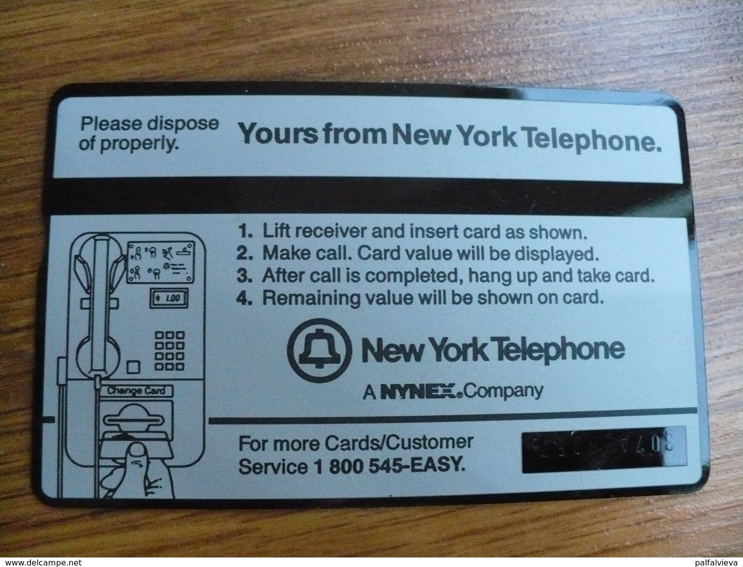 L & G Phonecard USA  - New York, Baseball - [1] Holographic Cards (Landis & Gyr)