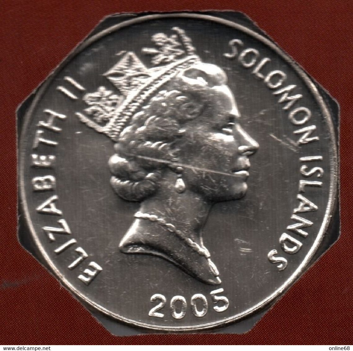 SOLOMON ISLANDS 20 CENTS 2005  	KM# 28 Elizabeth II - Salomon