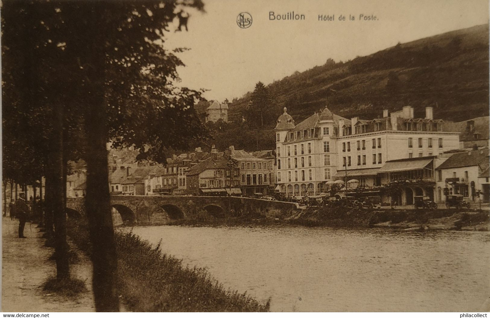 Bouillon // Hotel De La Poste (Carte Promotion Hotel - Adreszijde) 19?? - Bouillon