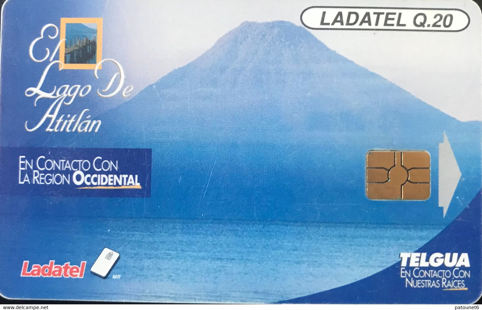 GUATEMALA - Phonecard   -  TELGUA - Occidente De Guatemala - Ladatel Q. 20 - Guatemala