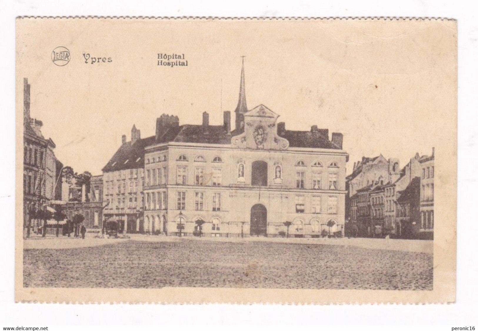 CPSM Années 1930 Belgique, Ypres, Hôpital - Ieper