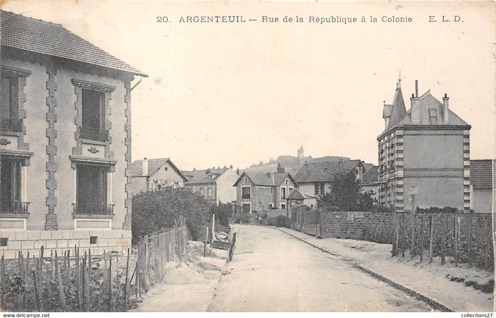 95-ARGNETEUIL-RUE DE LA REPUBLIQUE A LA COLONIE - Argenteuil