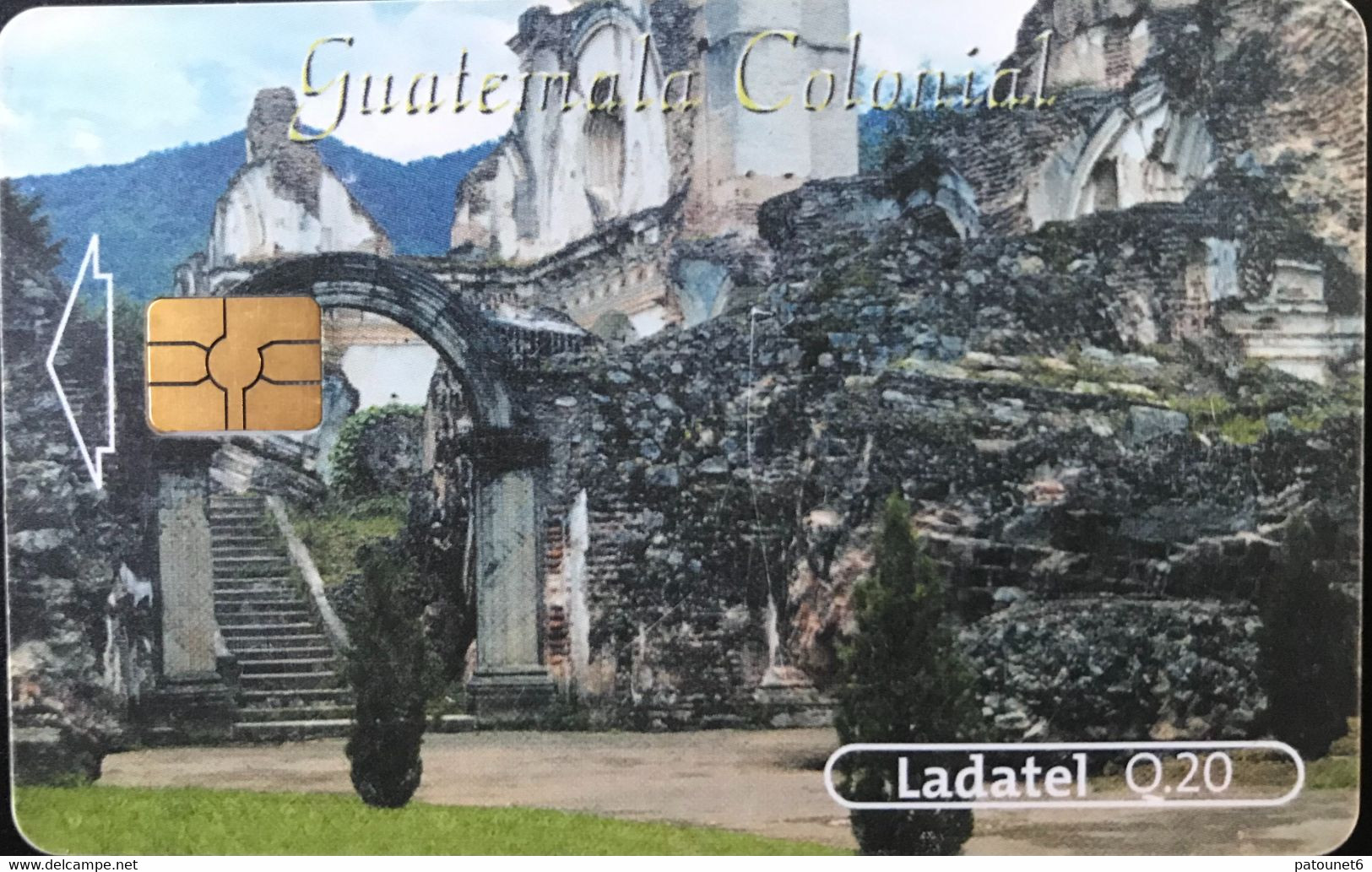 GUATEMALA - Phonecard   -  TELGUA -  Guatemala Colonial  - Q. 20 - Guatemala