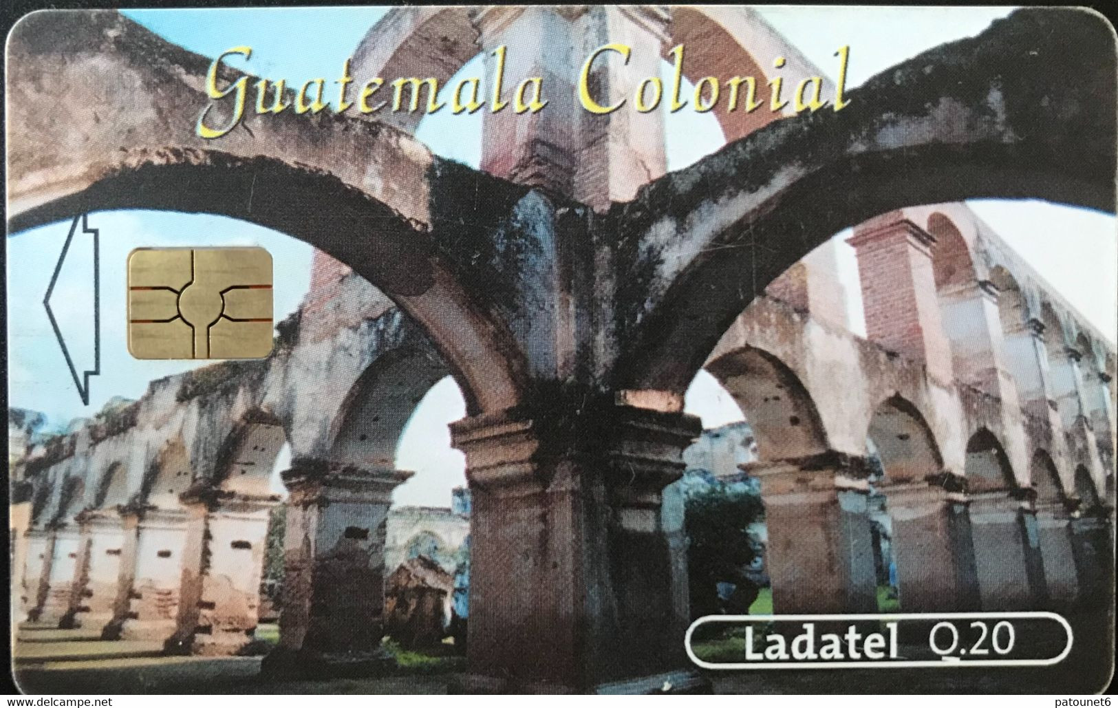 GUATEMALA - Phonecard   -  TELGUA -  Guatemala Colonial  - Q. 20 - Guatemala