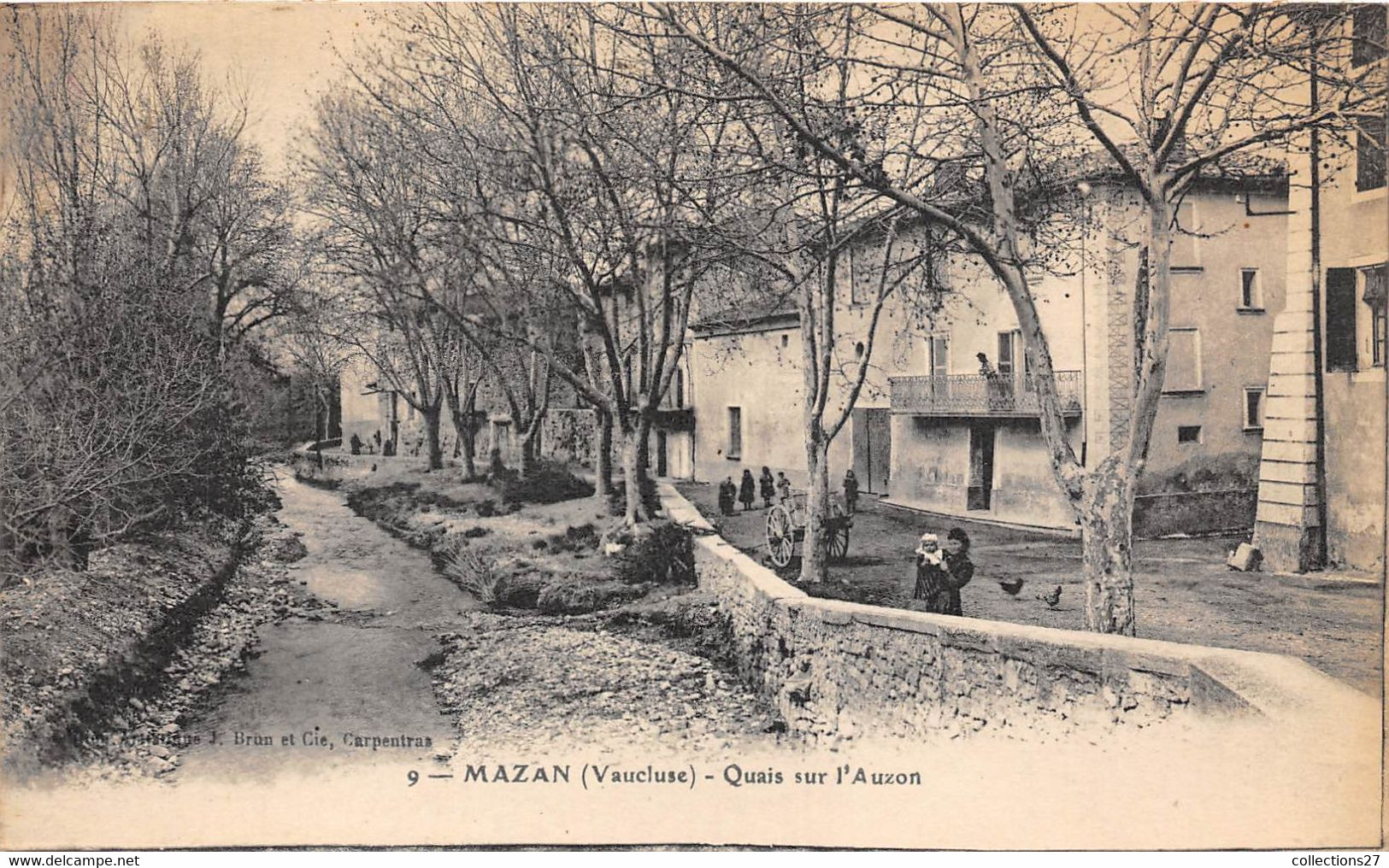 84-MAZAN- QUAIS SUR L'AUZON - Mazan