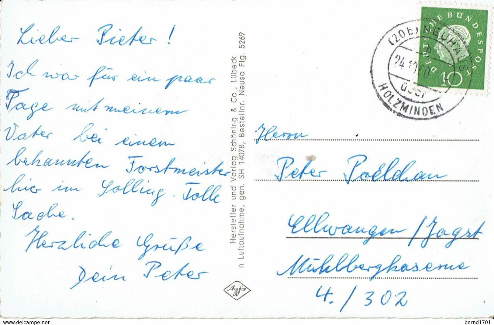 Germany # Nehaus Im Solling - Postkarte Echt Gelaufen / Postcard Used (f1472) - Holzminden