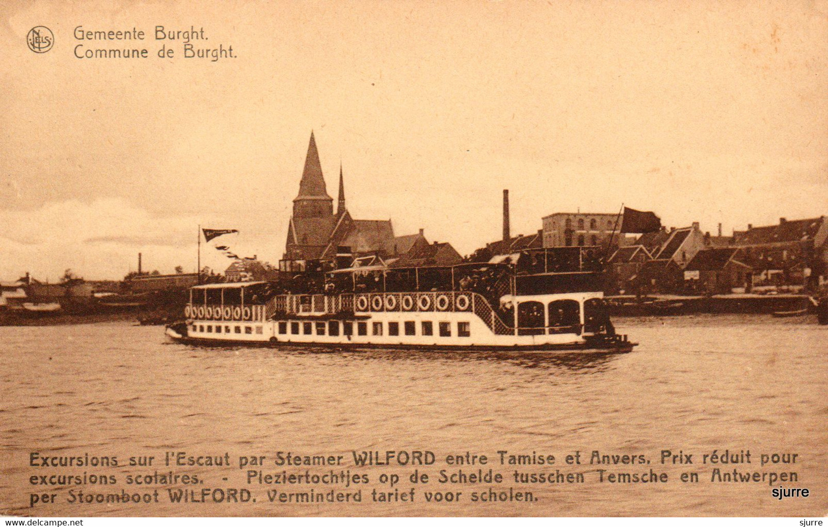 Burcht / Zwijndrecht - Gemeente Burght - Pleziertochtjes Op De Schelde - Commune De Burght - Excursions - Zwijndrecht