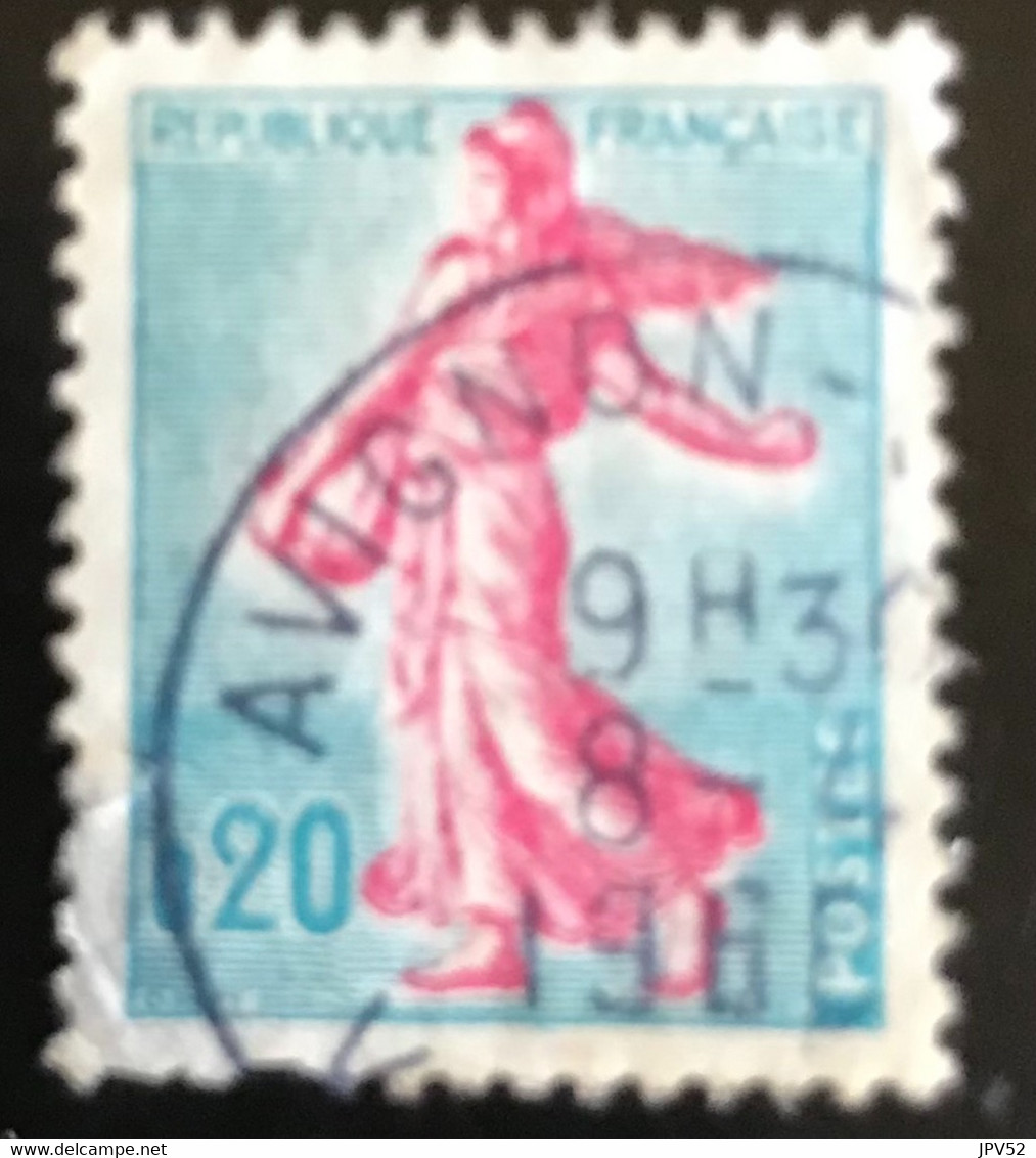 France - République Française - W1/13 - (°)used - 1960 - Michel 1277 - La Semeuse - Zaaister - Avignon - Usados