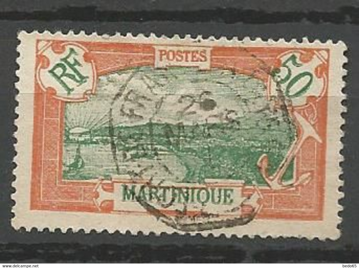 MARTINIQUE  N° 101 CACHET FORT DE FRANCE - Usati