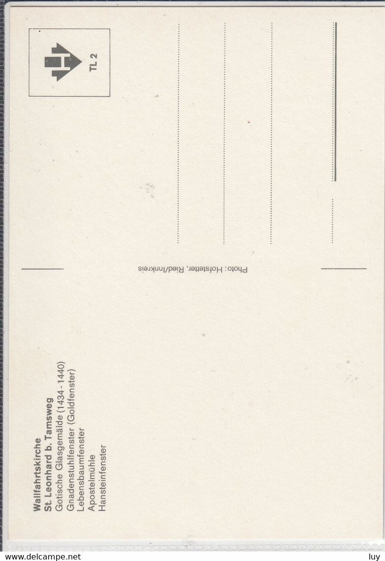 ST. LEONHARD B. Tamsweg, Wallfahrtskirche, Gotische Glasgemälde, Gnadenstuhlfenster, Lebensbaumfenster .... - Tamsweg