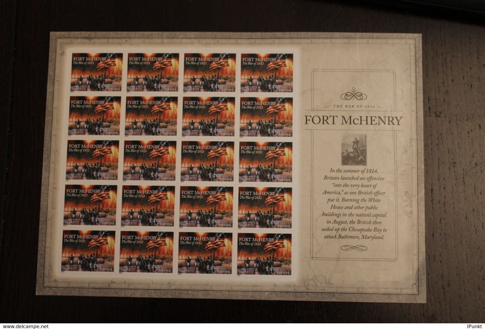 USA 2014; Schlacht Am Fort McHenry; Folienbogen, Sk, MiNr 5107 BA, MNH - Ganze Bögen