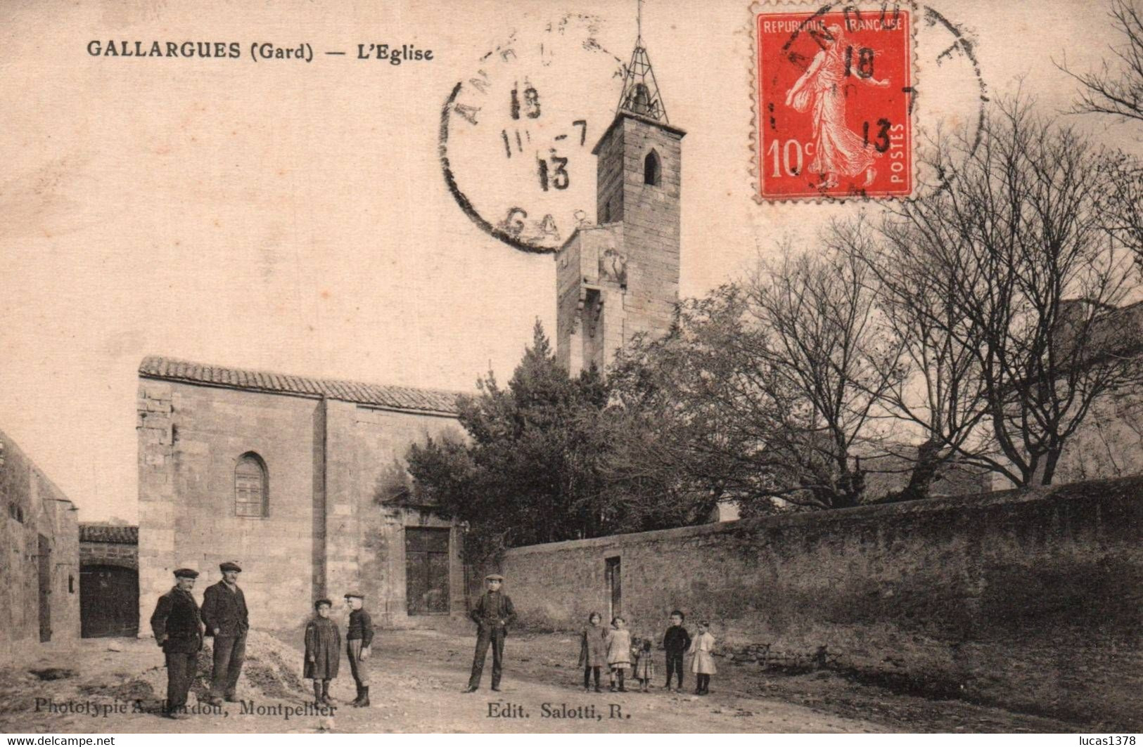 30 / GALLARGUES / L EGLISE / ANIMEE - Gallargues-le-Montueux