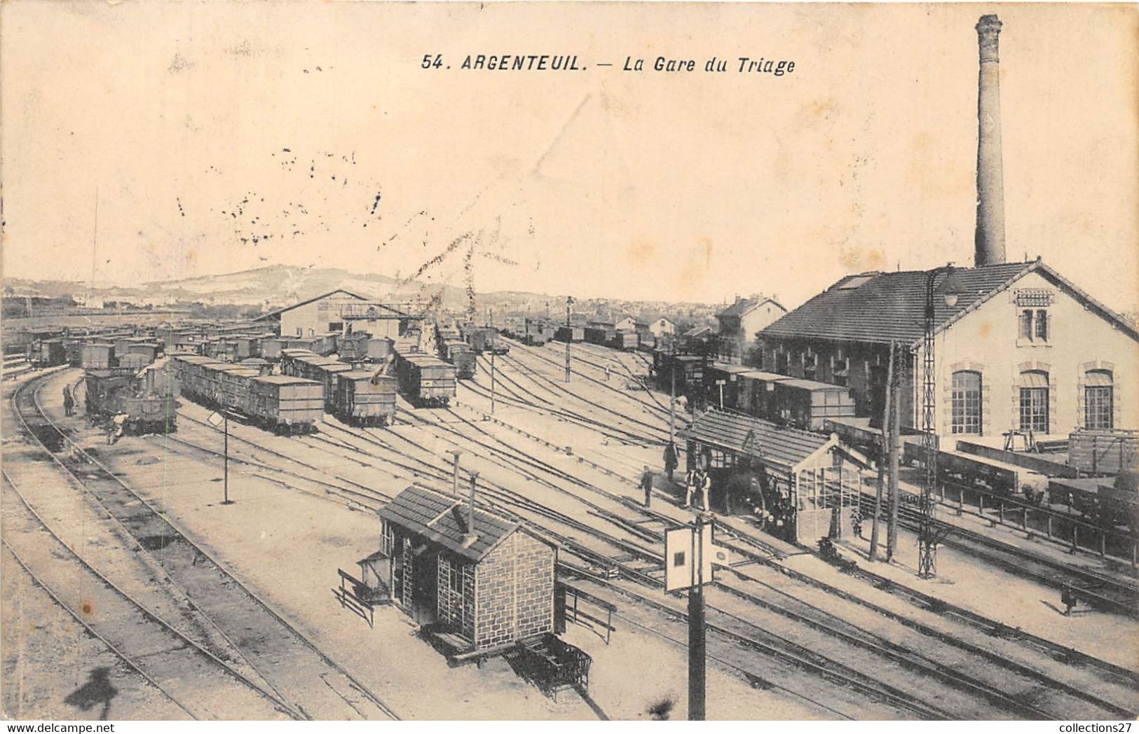 95-ARGENTEUIL- LA GARE DY TRIAGE - Argenteuil