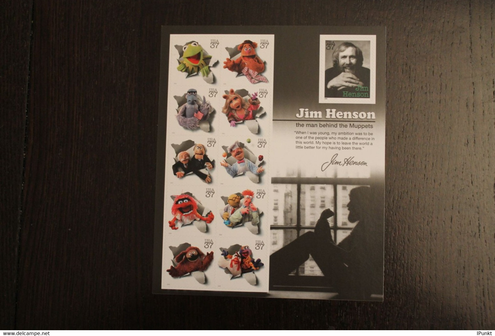 USA 2005; Jim Henson; Folienbogen, Sk, MiNr 3982-92, MNH - Feuilles Complètes