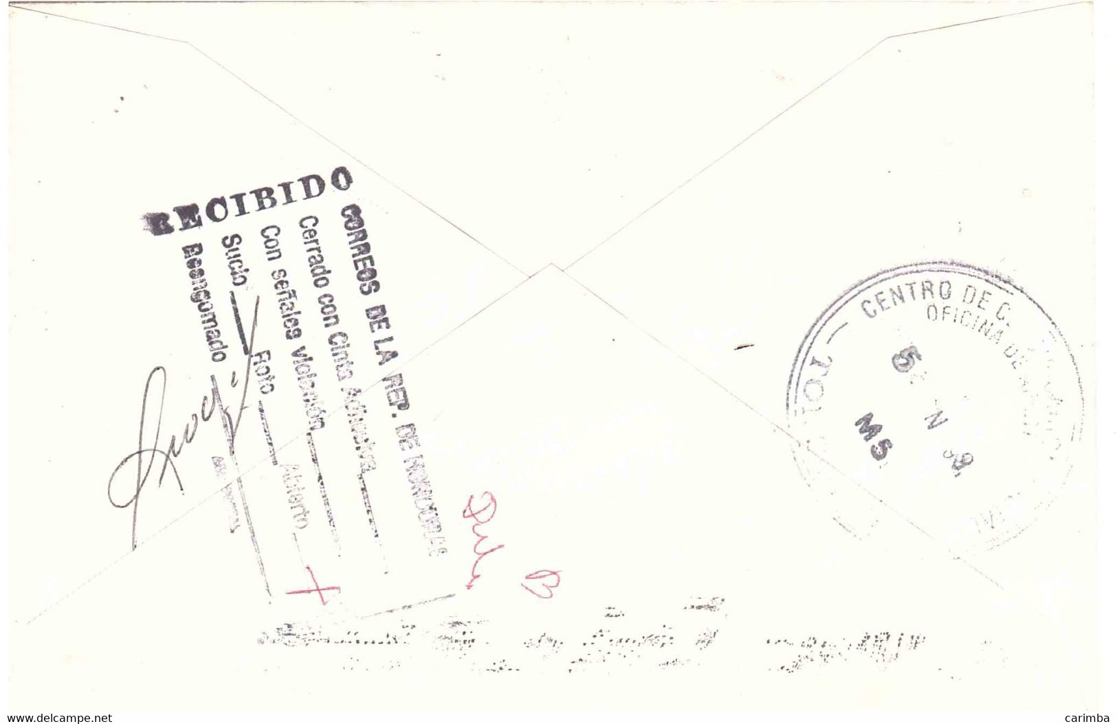 1999 £650 GARCIA LORCA SU STAMPE X ESTERO HONDURAS - 1991-00: Storia Postale