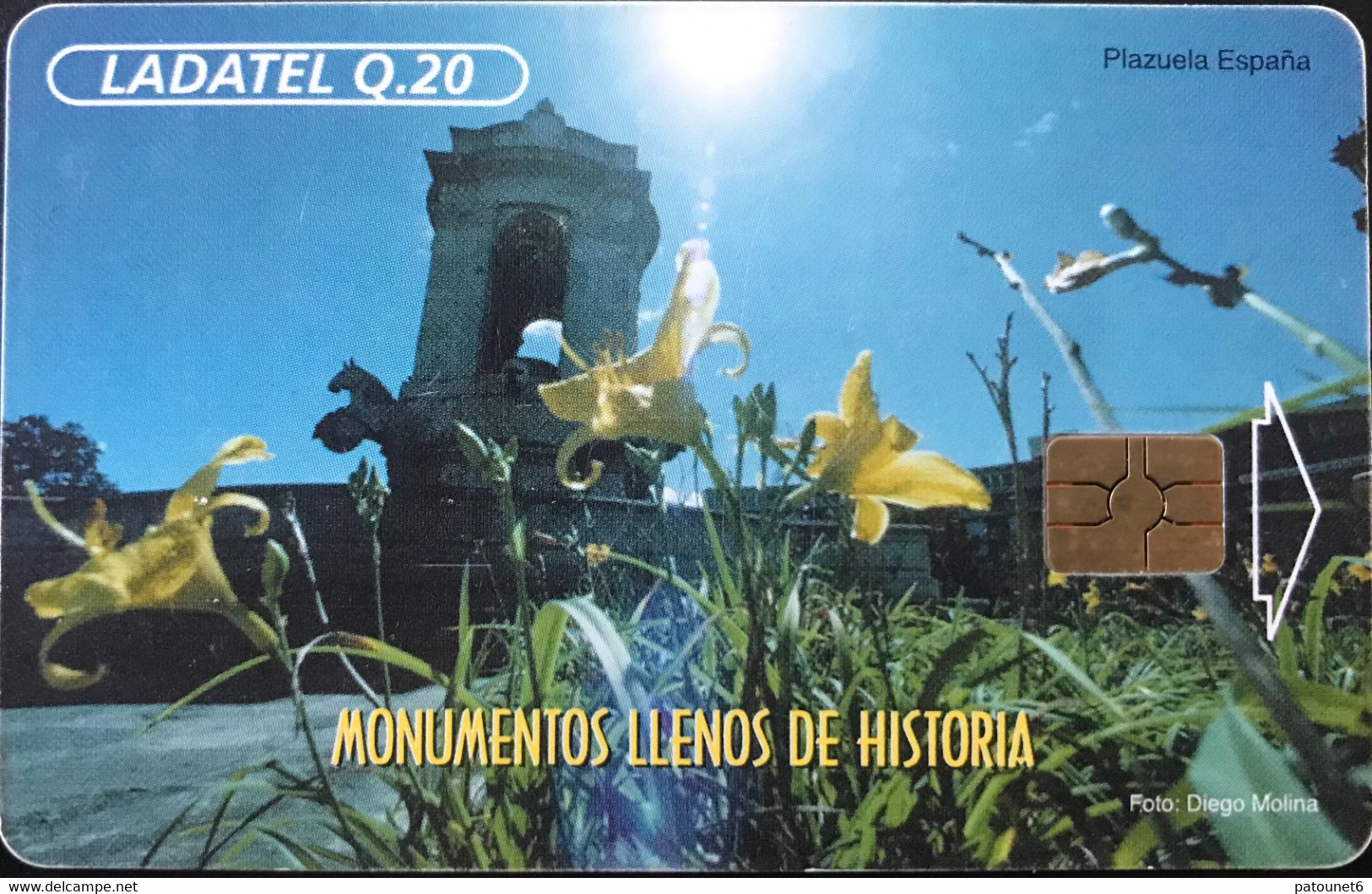 GUATEMALA  -  Phonecard  -  Telgua  -  Monumentos Llenos De Historia  -  Ladatel Q.20 - Guatemala