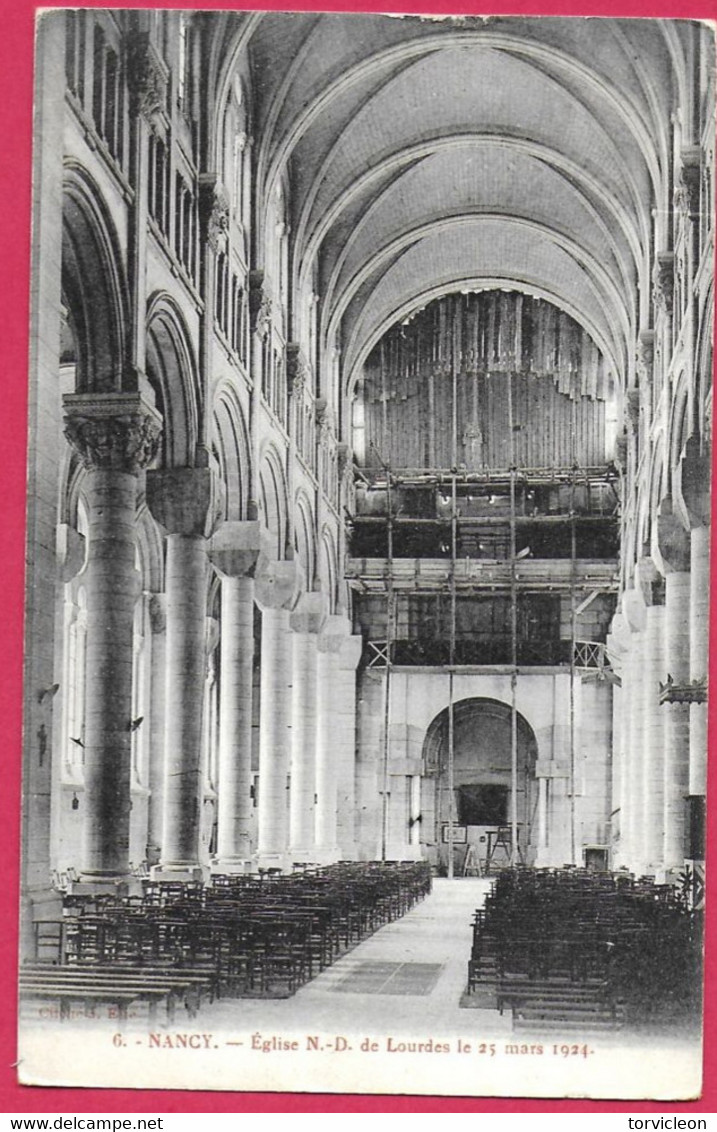 C.P. Nancy = Eglise N.-D.  De  Lourdes  Le  25.03.1924 - Nancy