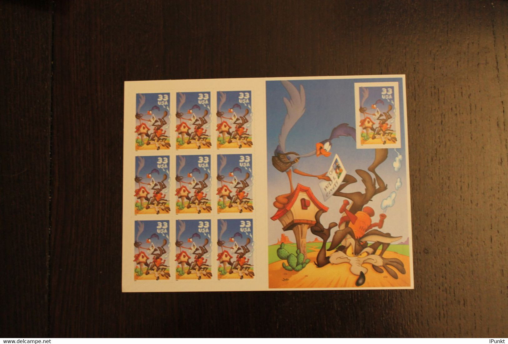 USA 2000; Coyote And Road Runner; Folienbogen, Sk, MiNr  3287 BA, MNH - Ganze Bögen