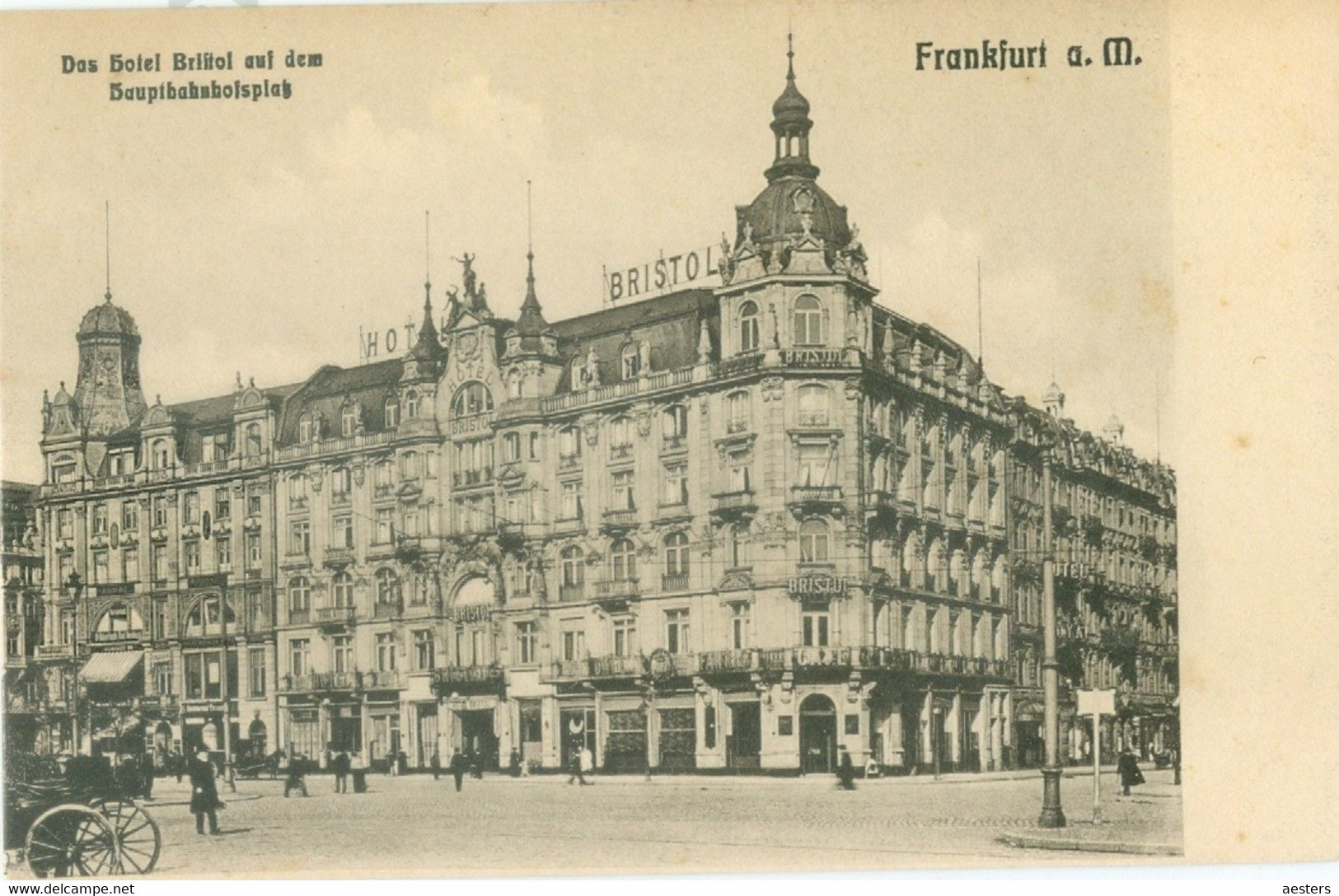 Frankfurt Am Main; Hotel Bristol Auf Dem Bahnhofplatz - Nicht Gelaufen. - Frankfurt A. Main