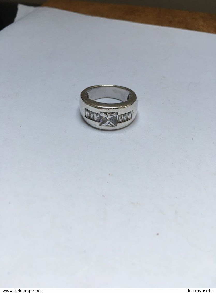 Bague En Argent 925 Taille 56 - Anillos