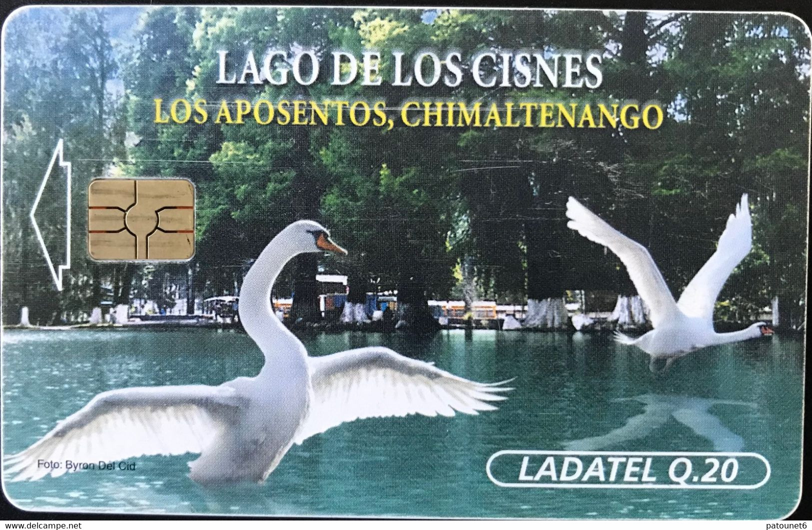 GUATEMALA  -  Phonecard  - Telgua -  Lago De Los Cisnes -  Ladatel 0.20 - Guatemala
