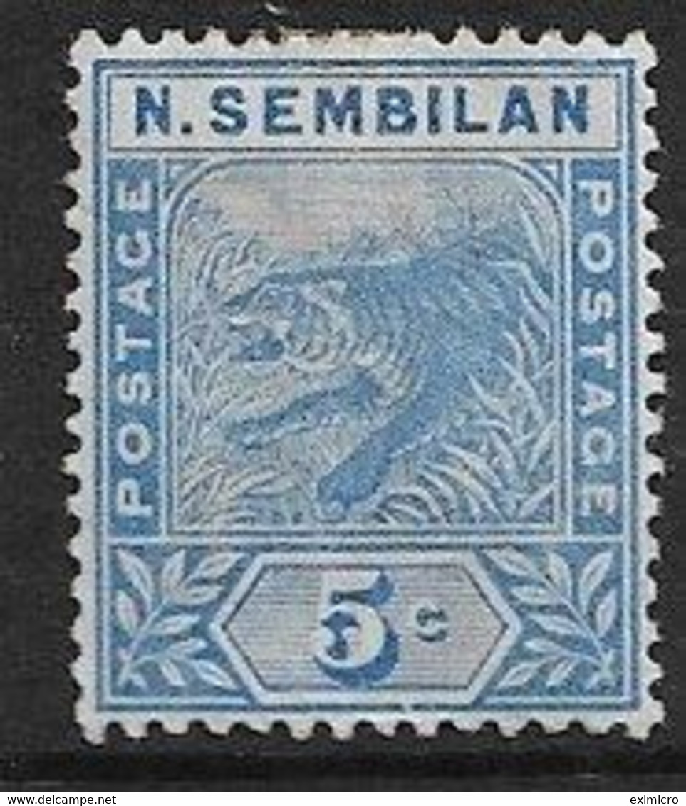 MALAYA - NEGRI SEMBILAN 1894 5c SG 4 TOP VALUE OF THE SET MOUNTED MINT Cat £35 - Negri Sembilan