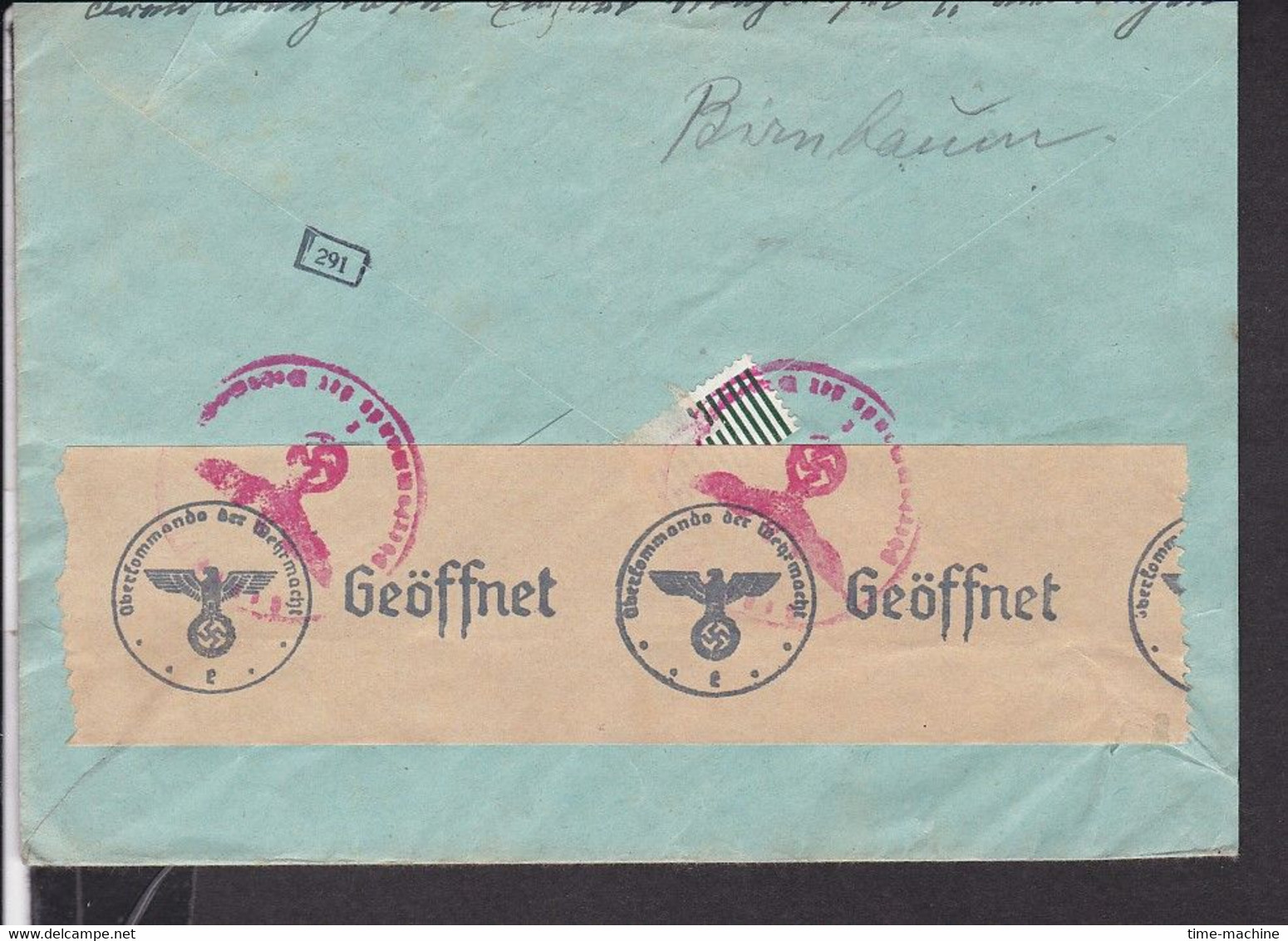 Brief Deutsches Reich Stempel Riedlingen 1942 , Zensur In Die Schweiz - Storia Postale