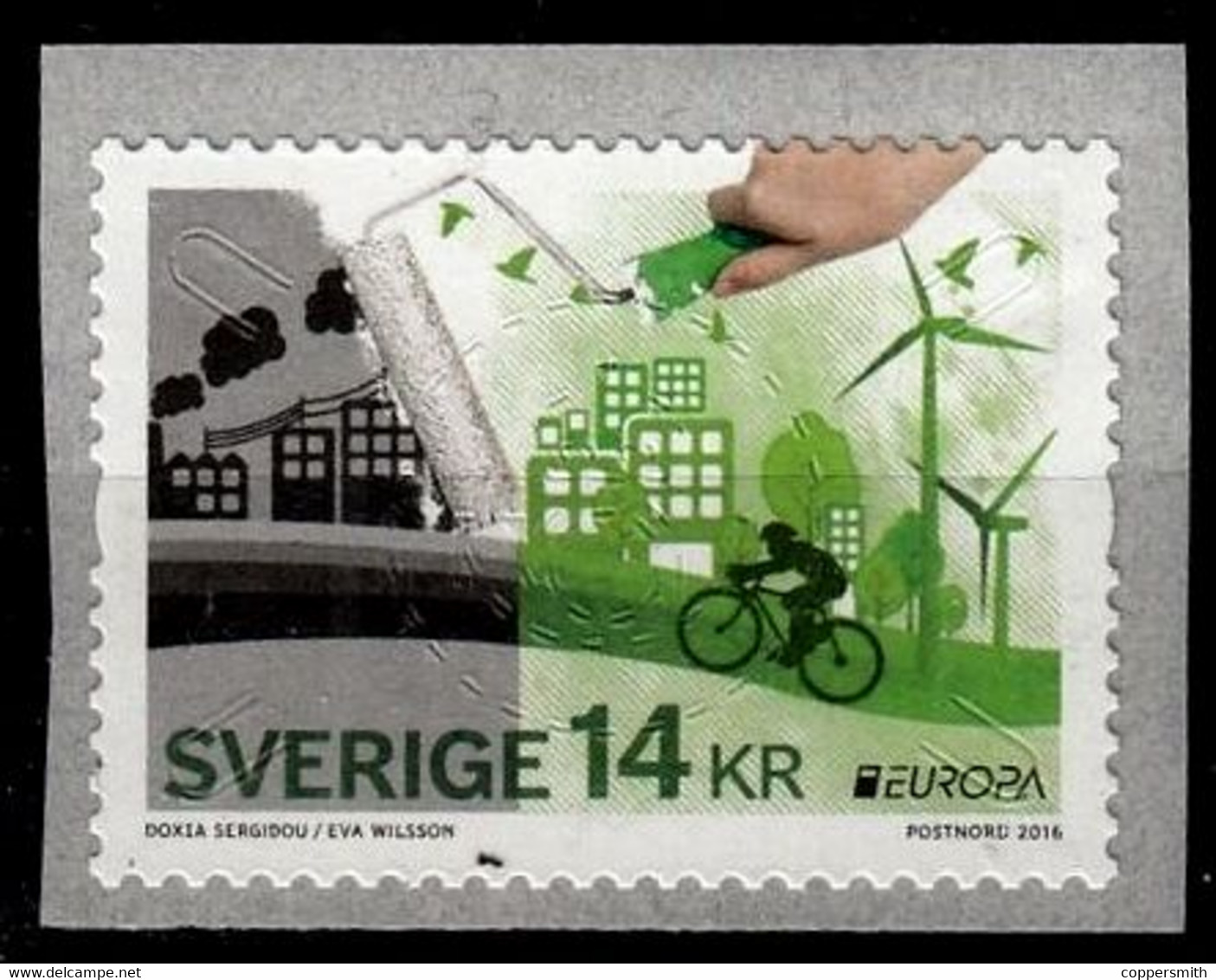 (139) Sweden / Suede /  2016 Europa Environment / Umwelt / Cycling  ** / Mnh  Michel 3093 - Other & Unclassified